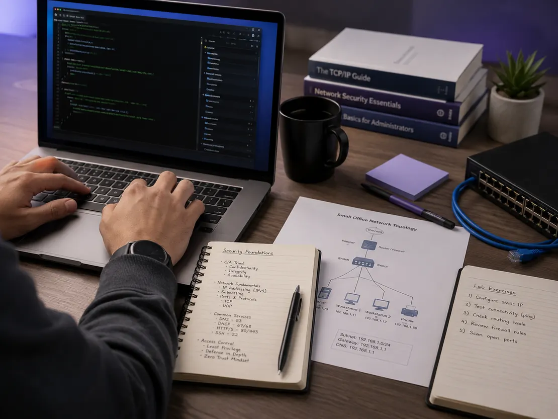 Cybersecurity foundations training for individual learners